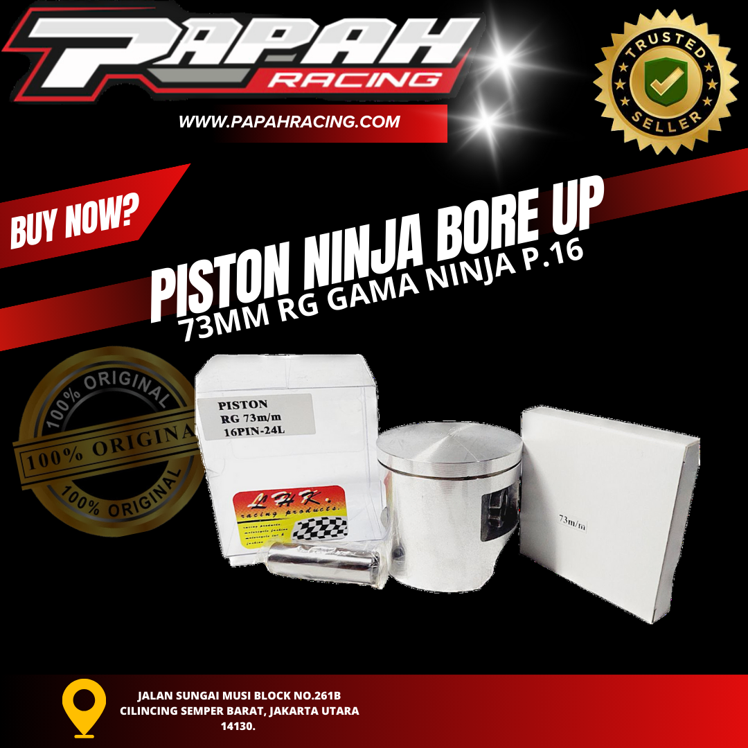 PISTON NINJA BORE UP 73MM RG GAMA NINJA P.16